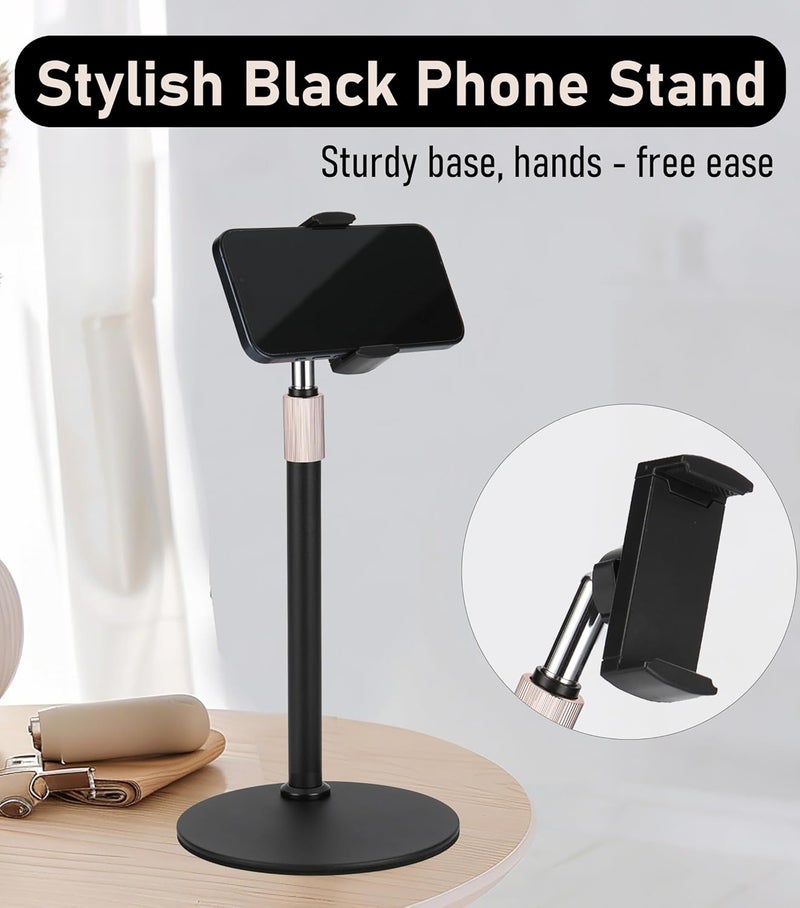 TomGear B15 All Metal Webcam Phone Desk Camera Stand 360° Swivel Holder for Webcam C960 C930e C930 C920 C920S C922x C922 Brio 4K C925e C615 and Other 1/4'' Thread Devices - Image 4